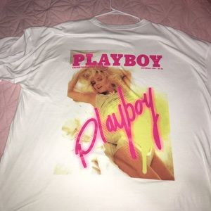 Playboy Missguided Playboy Oversized T-Shirt Dress